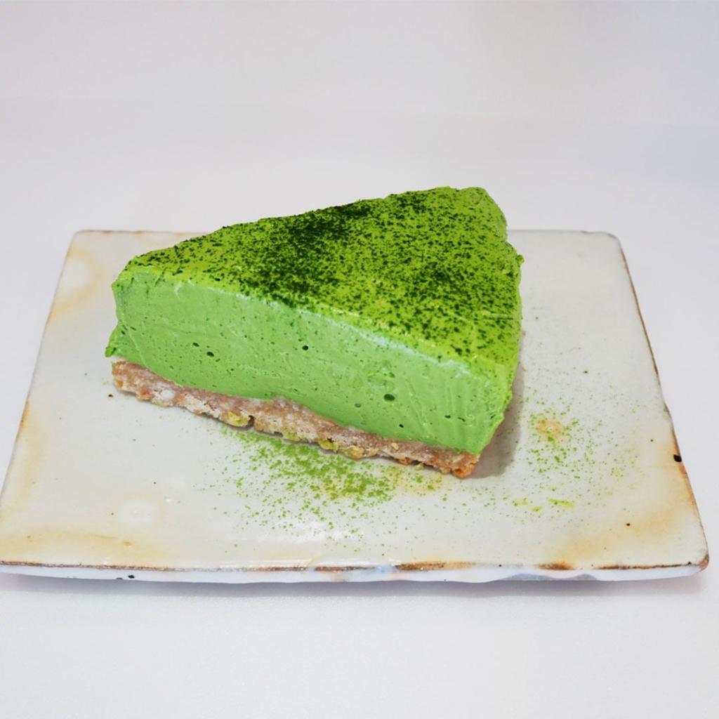 自家製 抹茶のレアチーズケーキ